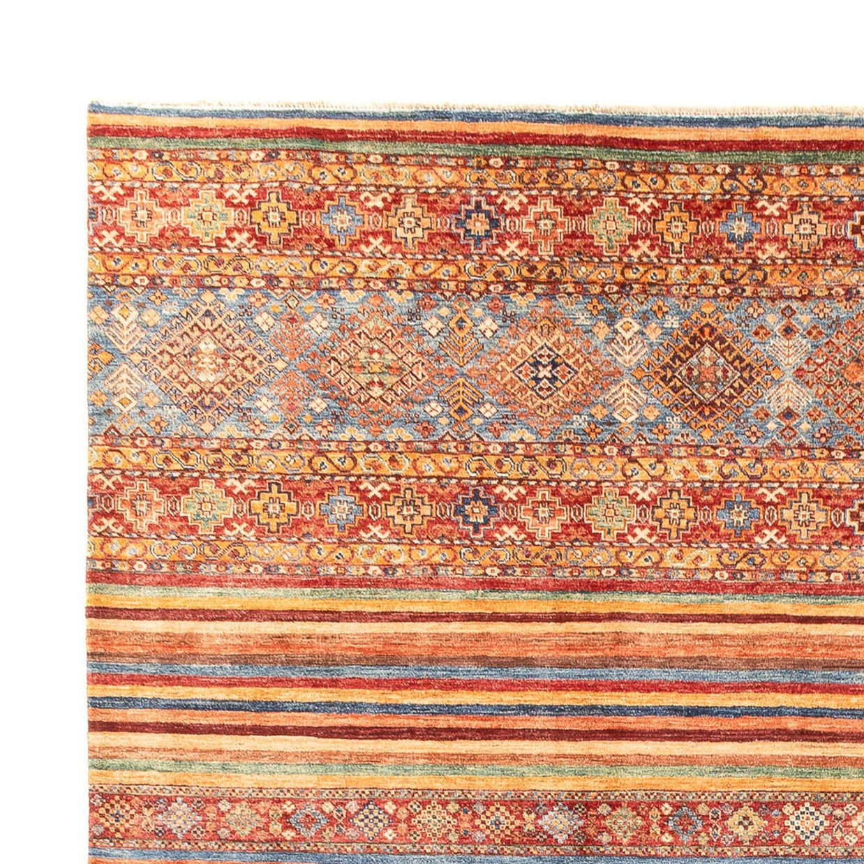 KHORJIN RUG - Stripe Red - 3.61m x 2.66m