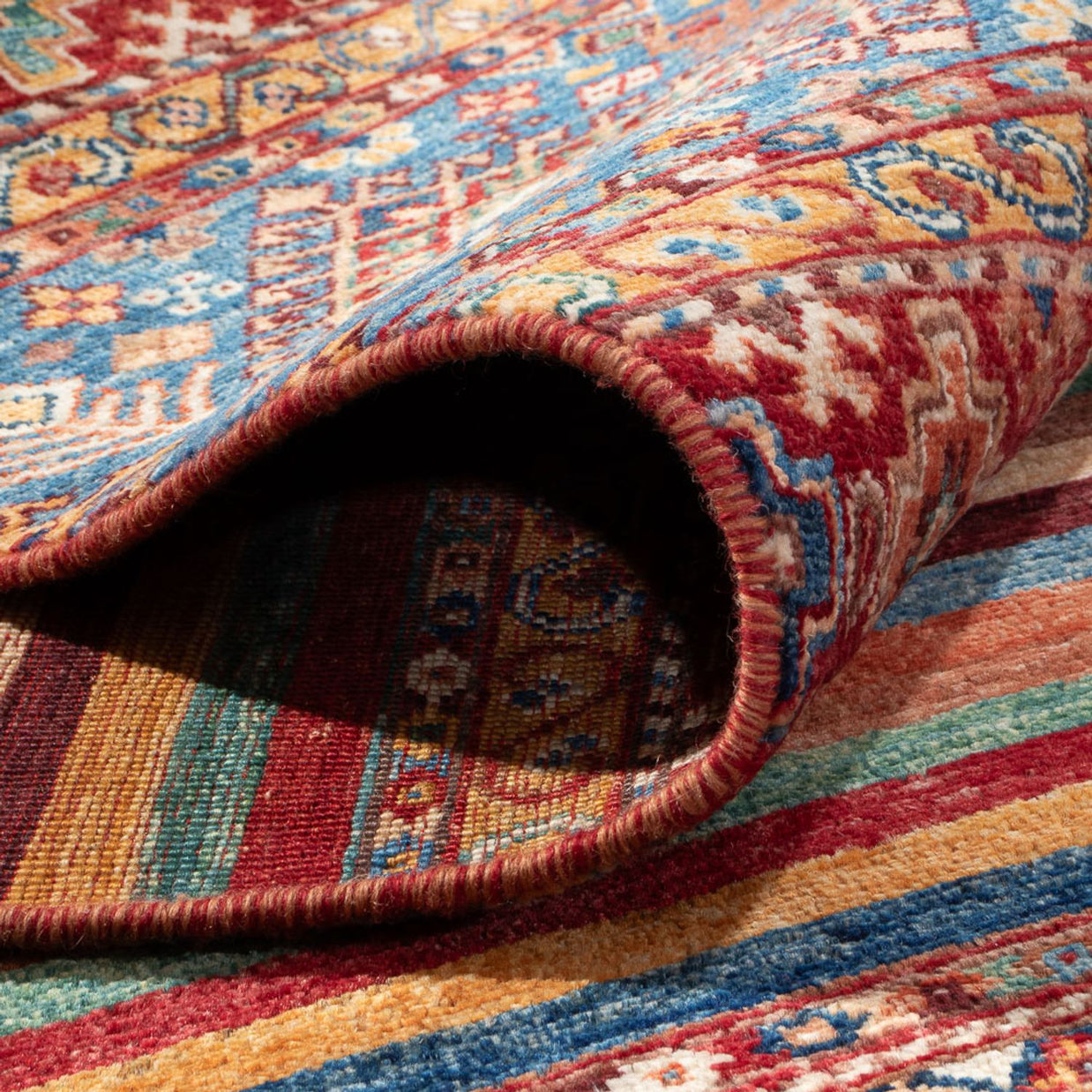 KHORJIN RUG - Stripe Red - 3.61m x 2.66m