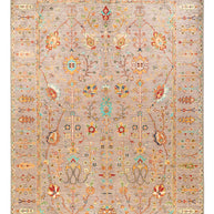 SULTANI - Floral Gray Brown - 2.35m x 1.72m