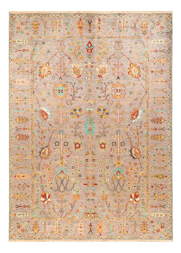 SULTANI - Floral Gray Brown - 2.35m x 1.72m