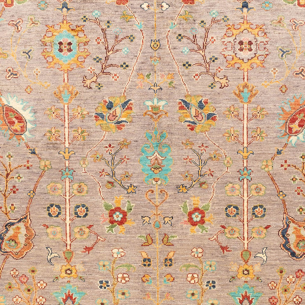 SULTANI - Floral Gray Brown - 2.35m x 1.72m