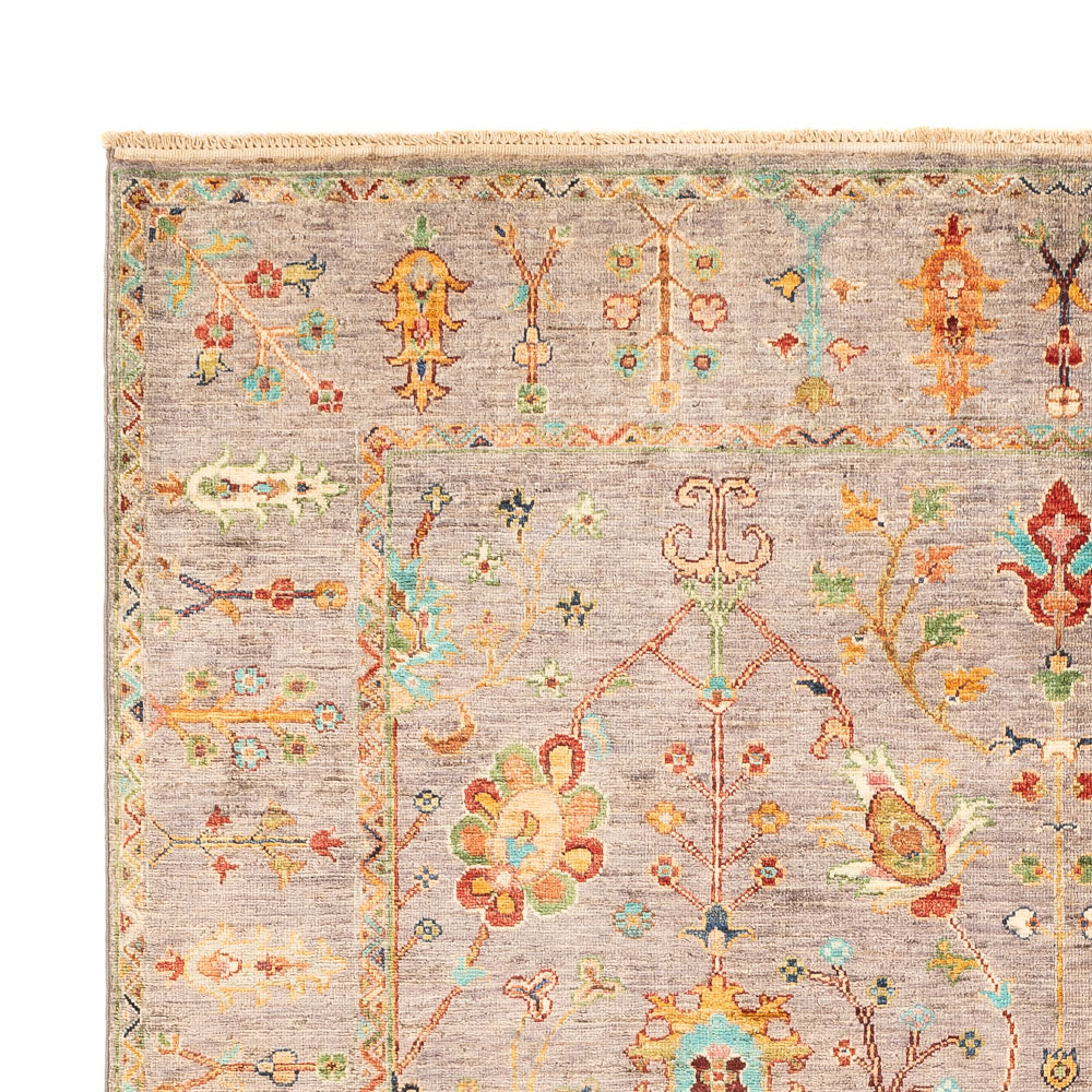 SULTANI - Floral Gray Brown - 2.35m x 1.72m