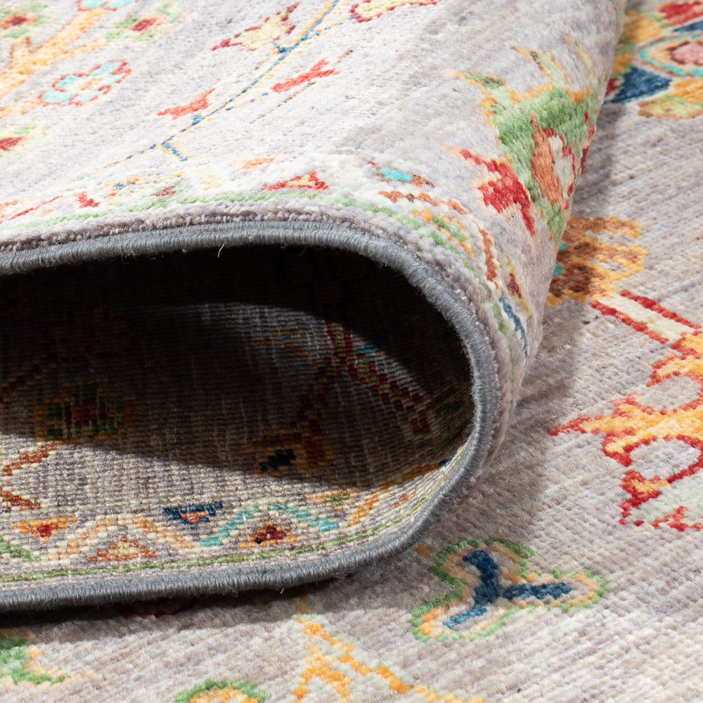 SULTANI - Floral Gray Brown - 2.35m x 1.72m