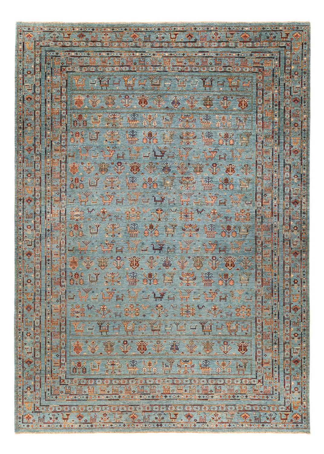 Blue - Area Rug - 3.41m x 2.46m