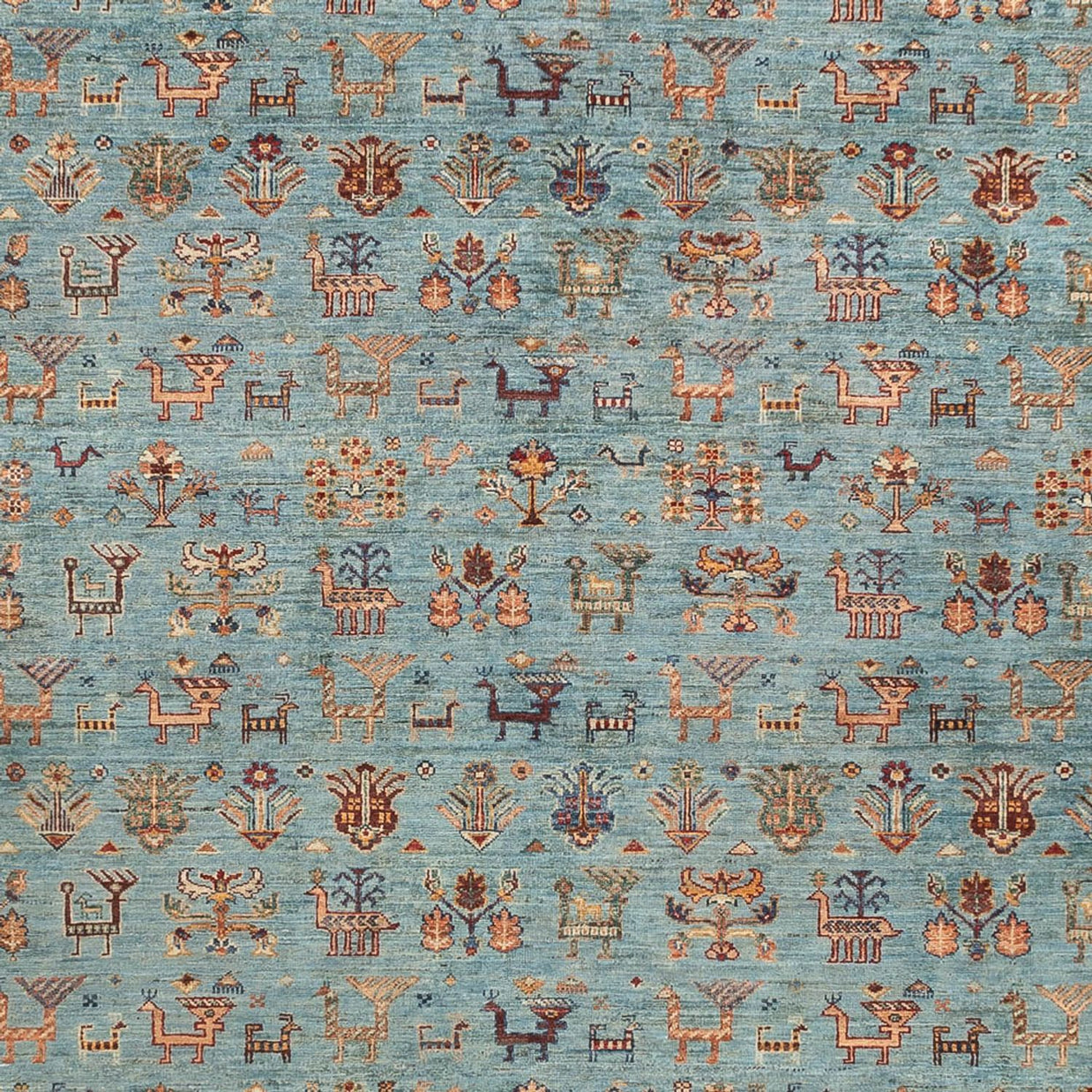 Blue - Area Rug - 3.41m x 2.46m