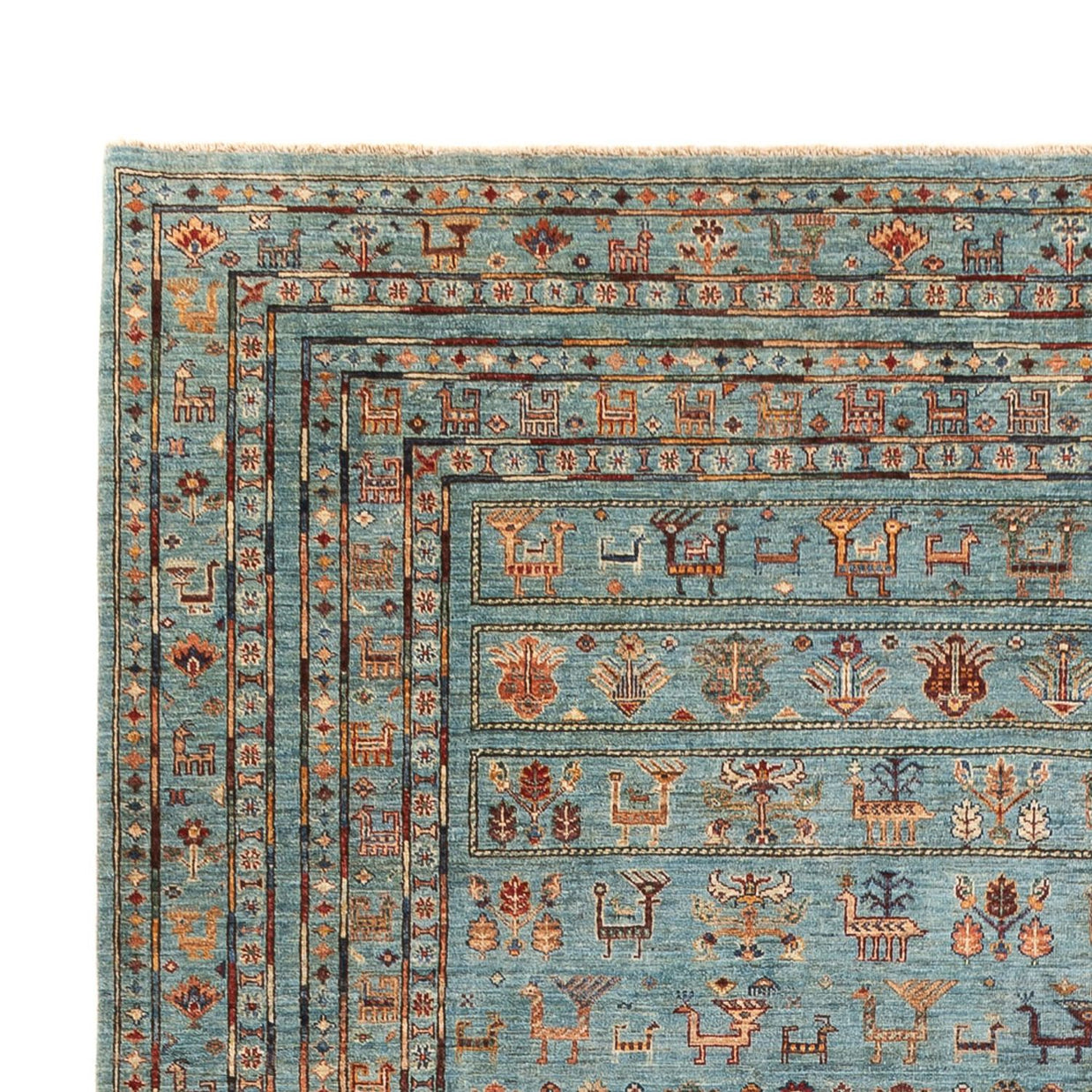 Blue - Area Rug - 3.41m x 2.46m