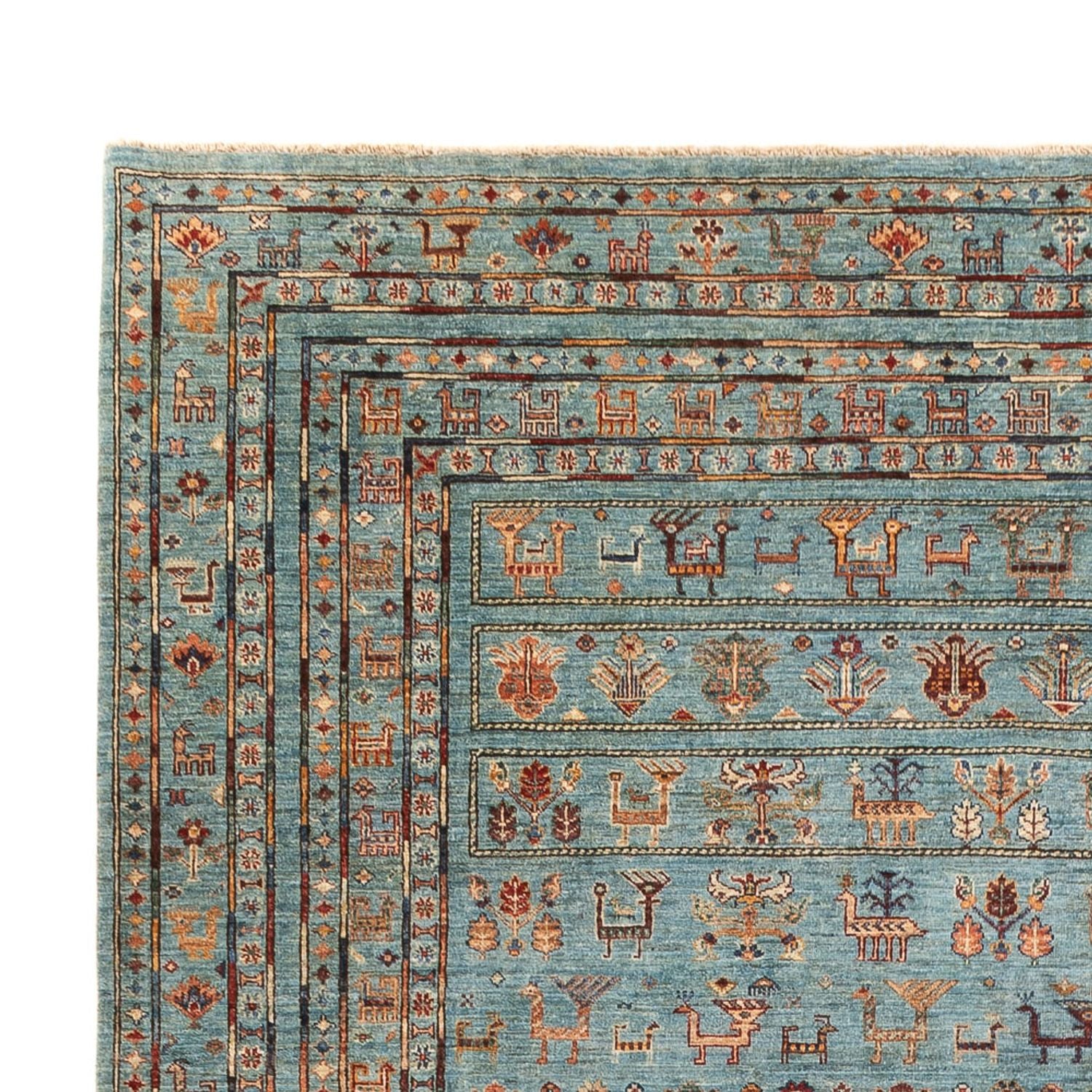 Blue - Area Rug - 3.41m x 2.46m