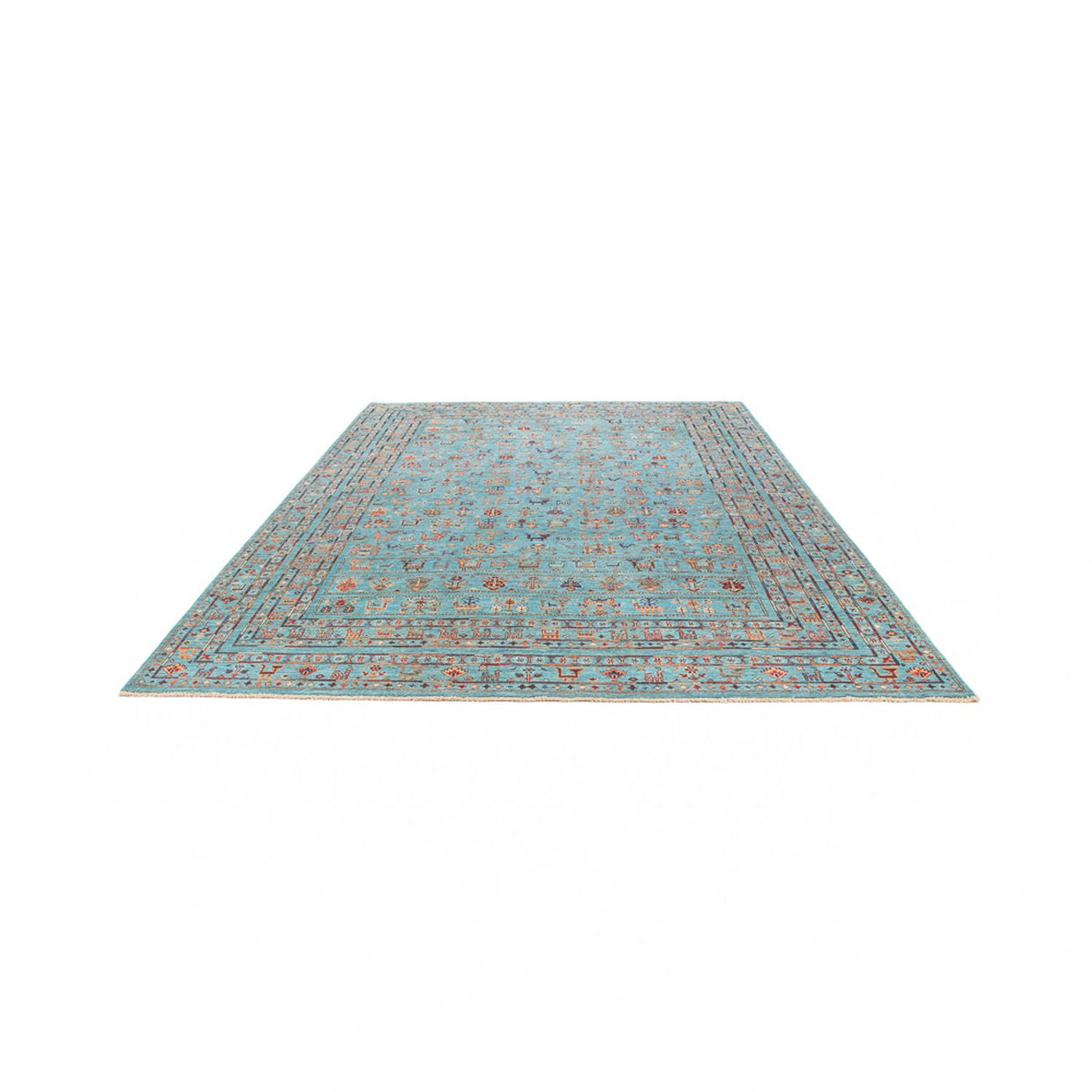Blue - Area Rug - 3.41m x 2.46m