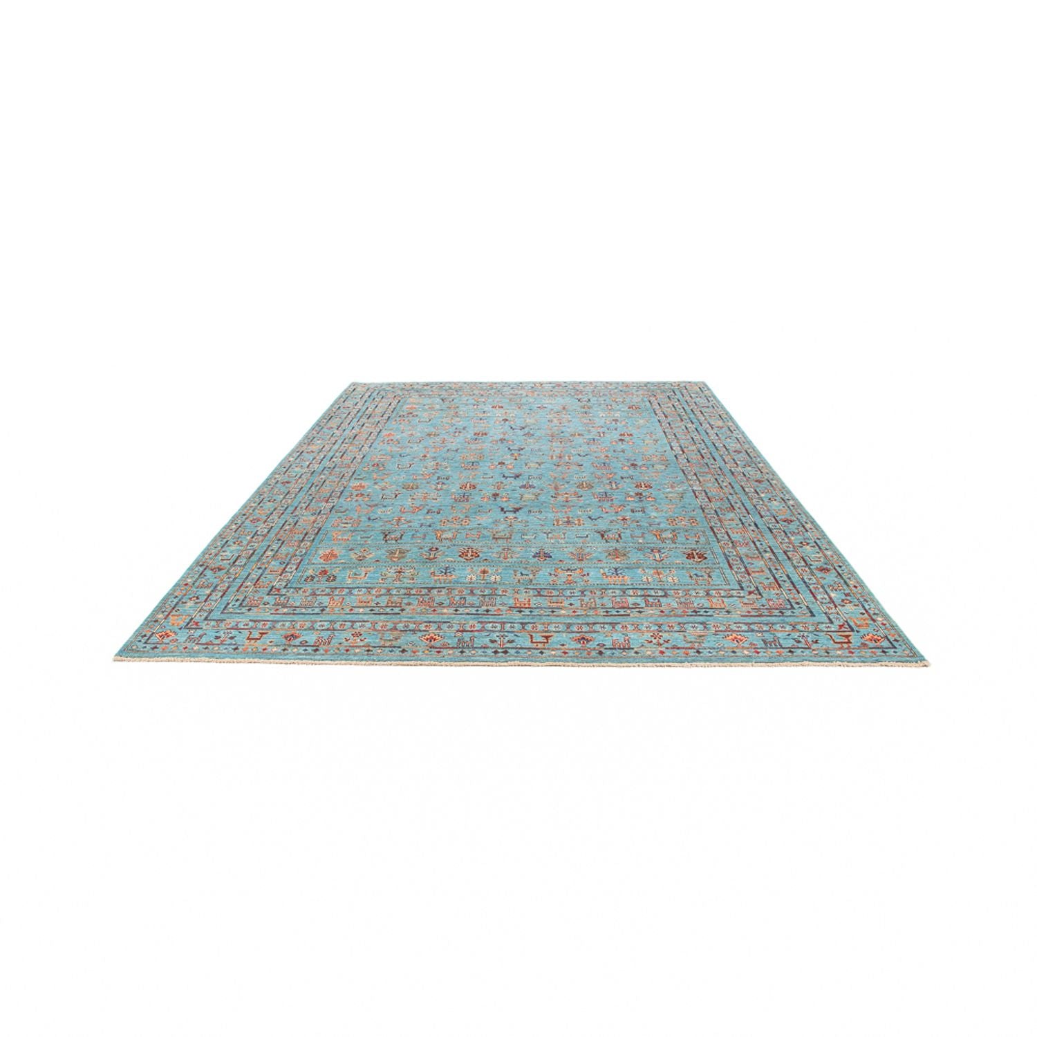 Blue - Area Rug - 3.41m x 2.46m