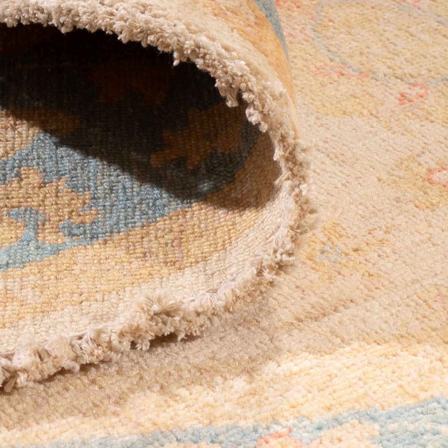 KAISER RUG - ROUND - Blue Beige - 1.47m x 1.49m