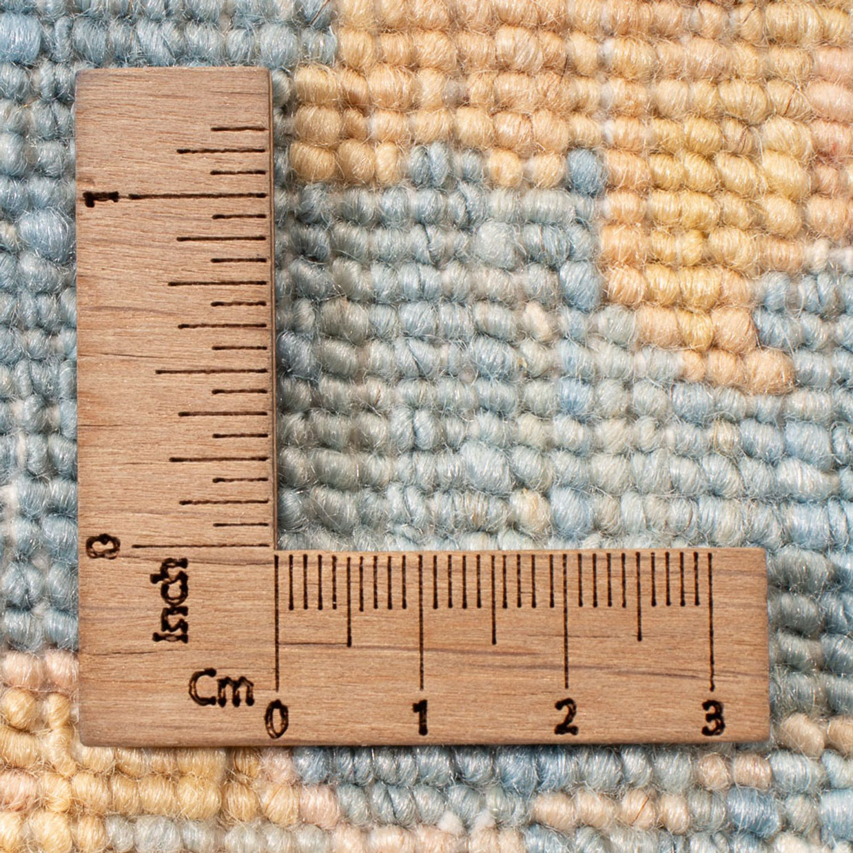 KAISER RUG - ROUND - Blue Beige - 1.47m x 1.49m