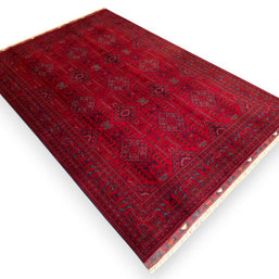 FINE AFGHAN BOKHARA - Red - 2.96m x 200m