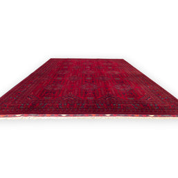 FINE AFGHAN BOKHARA - Red - 2.96m x 200m