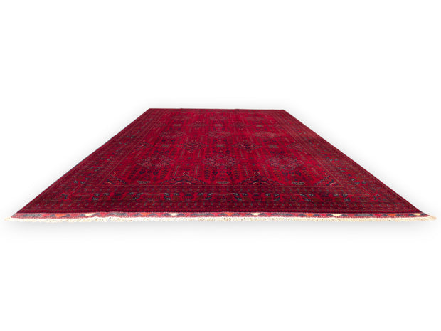 FINE AFGHAN BOKHARA - Red - 2.96m x 200m