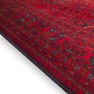 FINE AFGHAN BOKHARA - Red - 2.96m x 200m