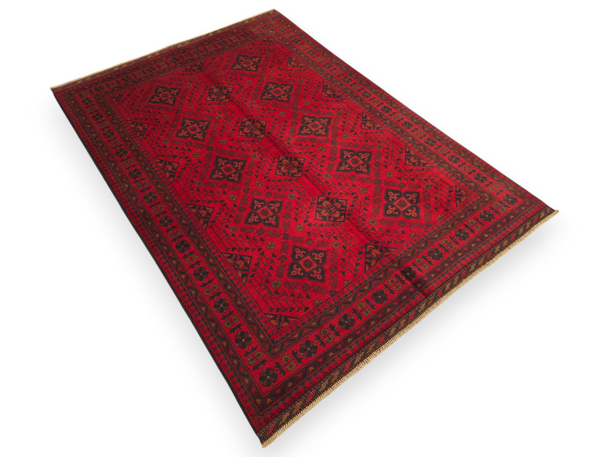 KHAN MOHAMMADI - Red - 2.36m X 1.72m