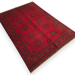KHAN MOHAMMADI - Red - 2.36m X 1.72m