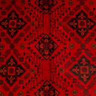 KHAN MOHAMMADI - Red - 2.36m X 1.72m