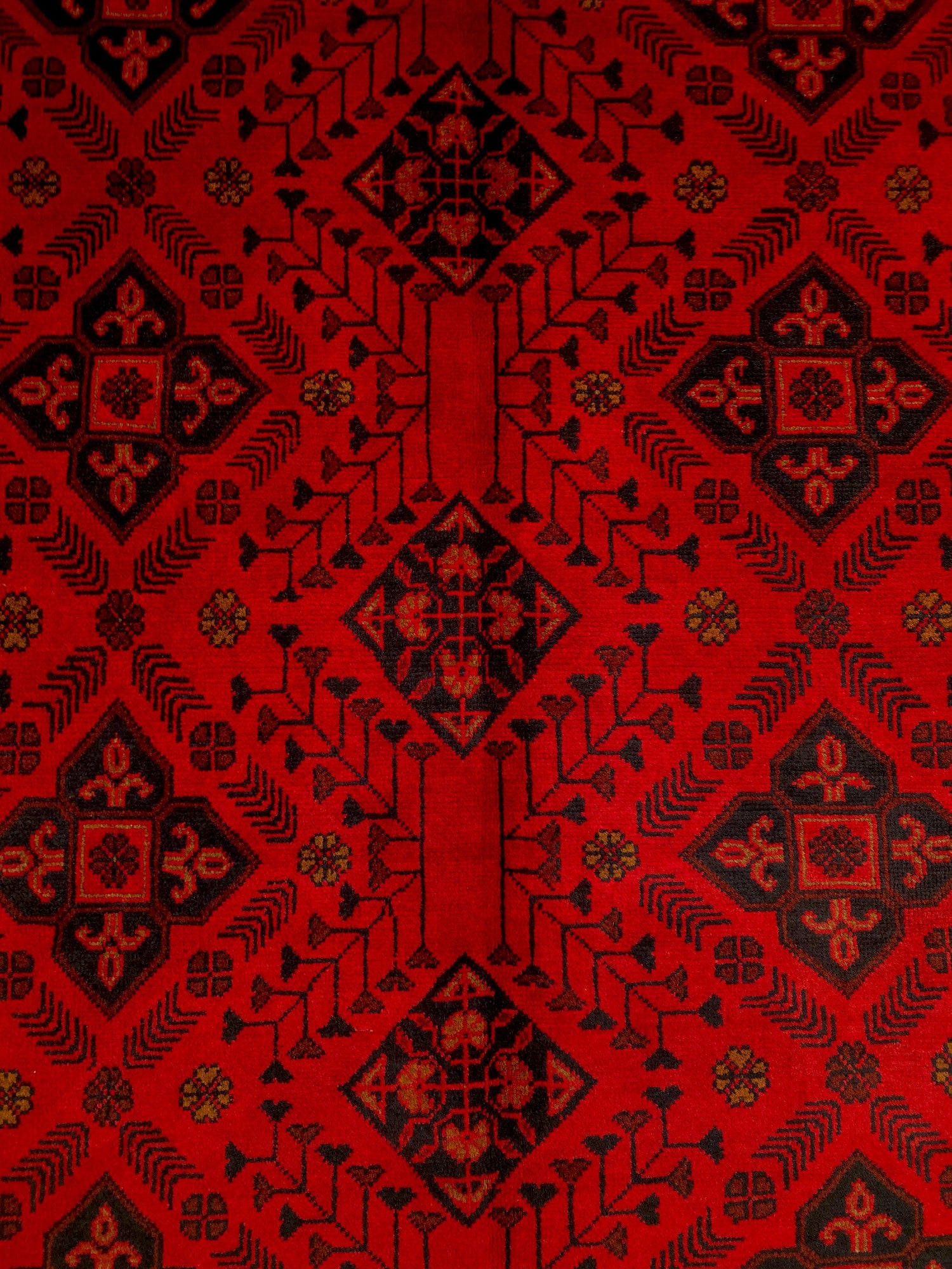 KHAN MOHAMMADI - Red - 2.36m X 1.72m