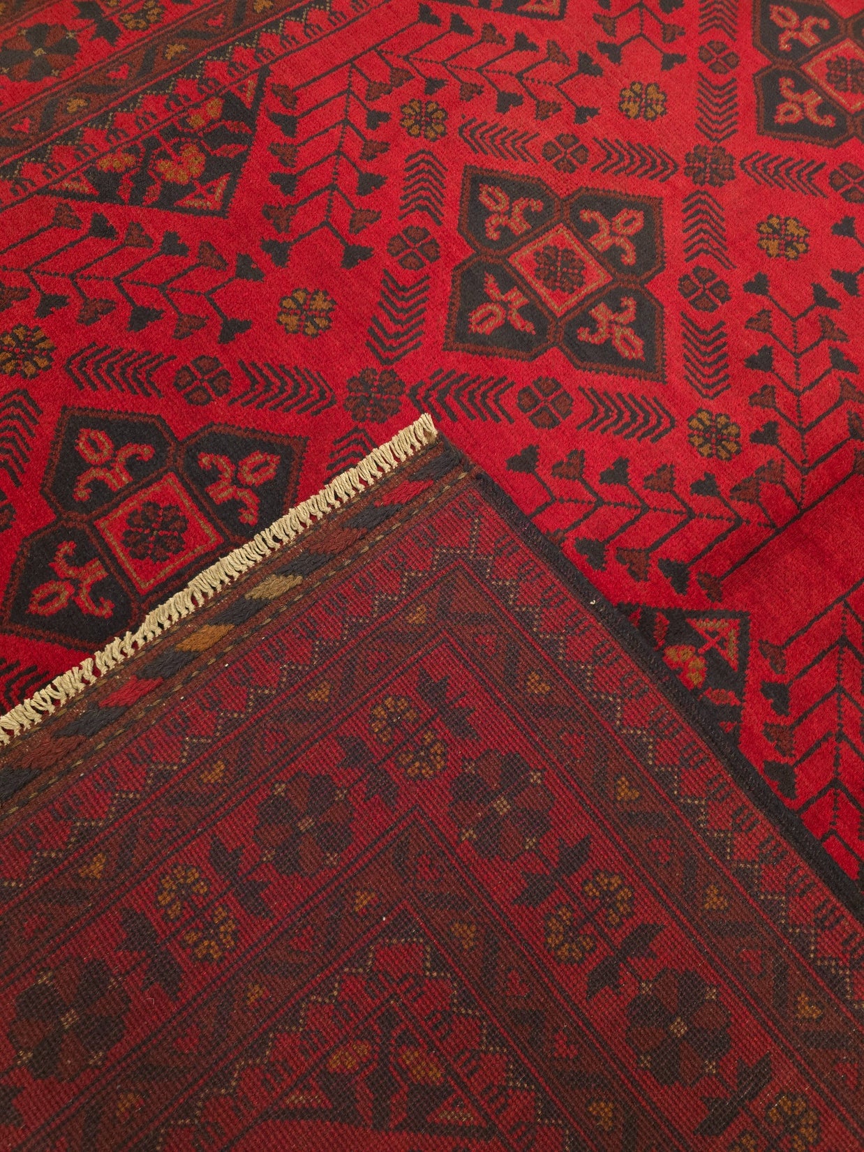 KHAN MOHAMMADI - Red - 2.36m X 1.72m