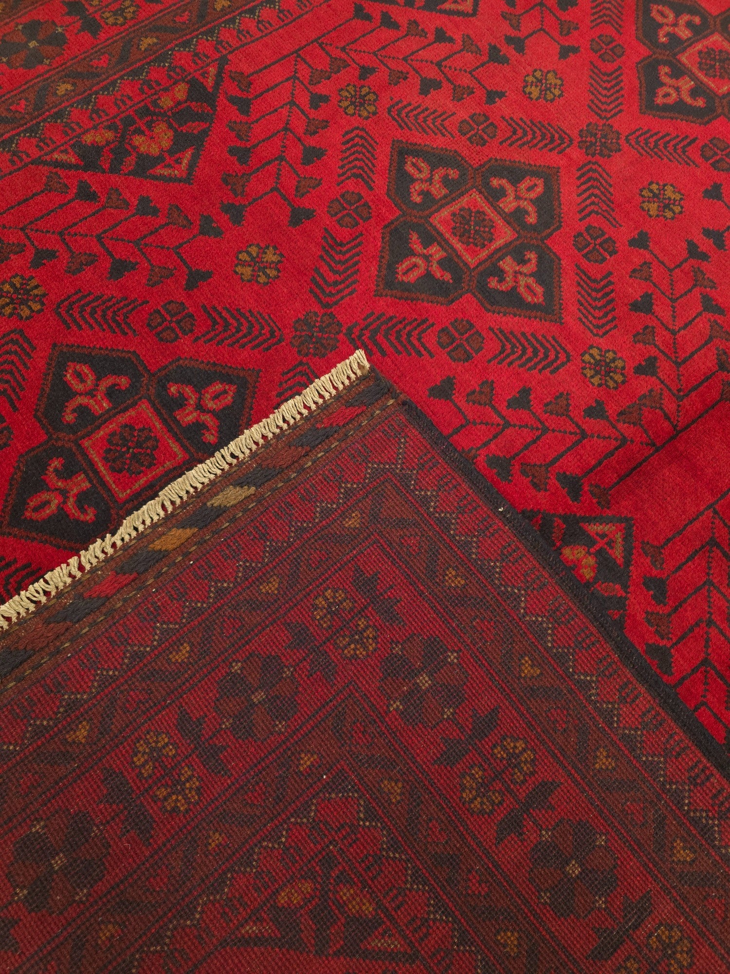 KHAN MOHAMMADI - Red - 2.36m X 1.72m