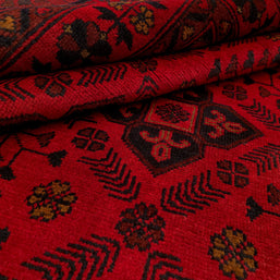 KHAN MOHAMMADI - Red - 2.36m X 1.72m