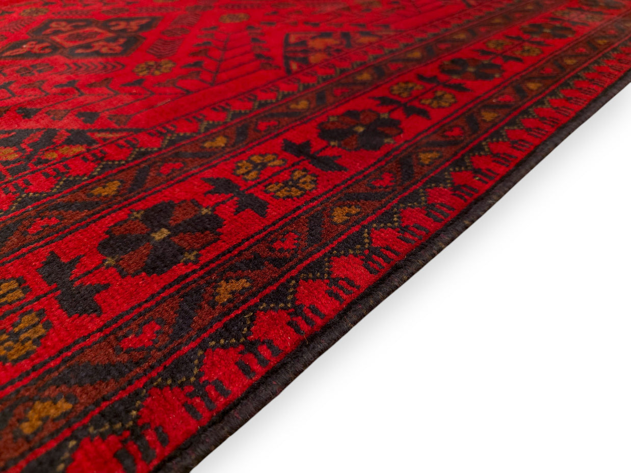 KHAN MOHAMMADI - Red - 2.36m X 1.72m