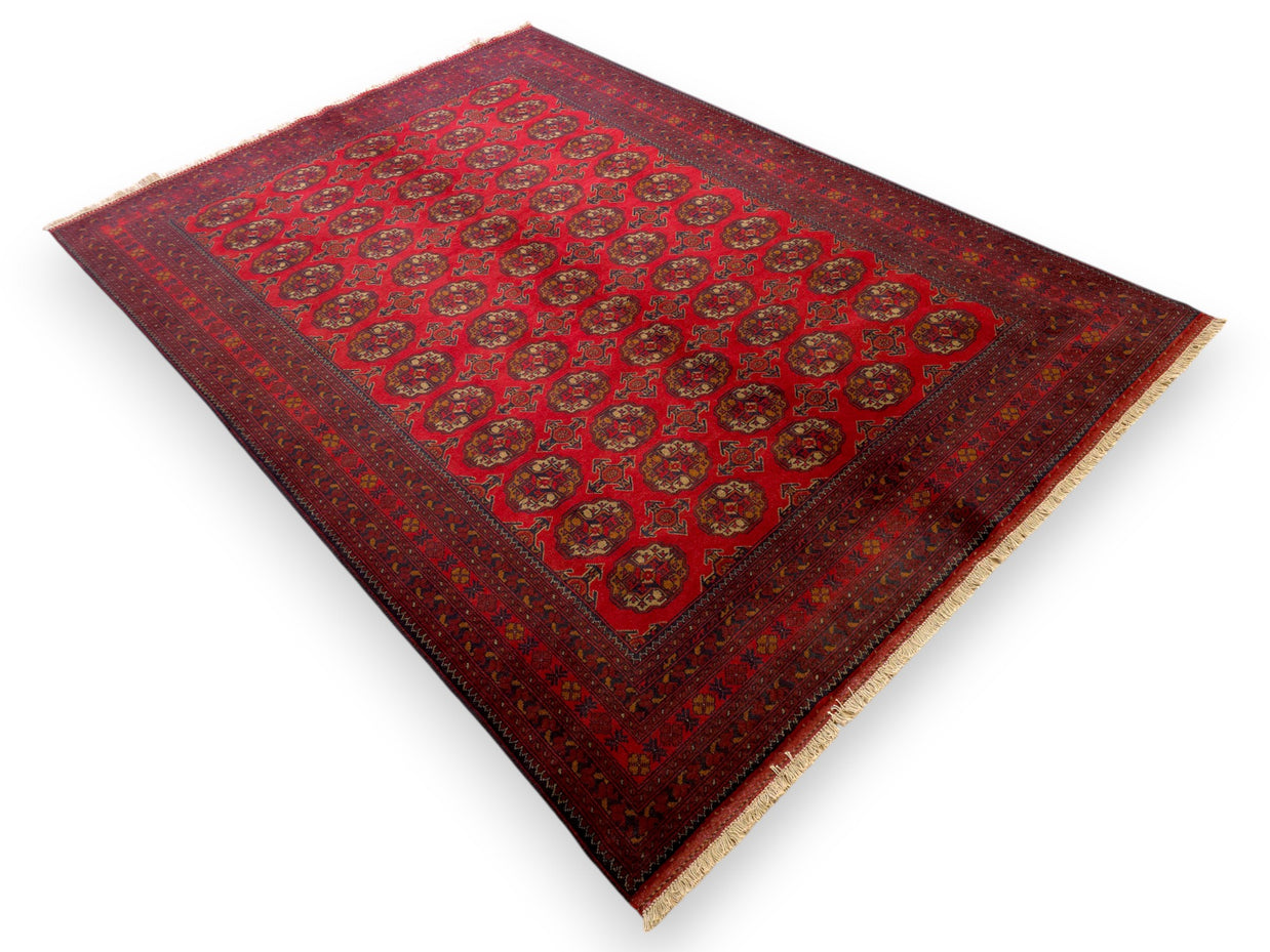 KHAN MOHAMMADI - Red - 2.98m x 2.05m
