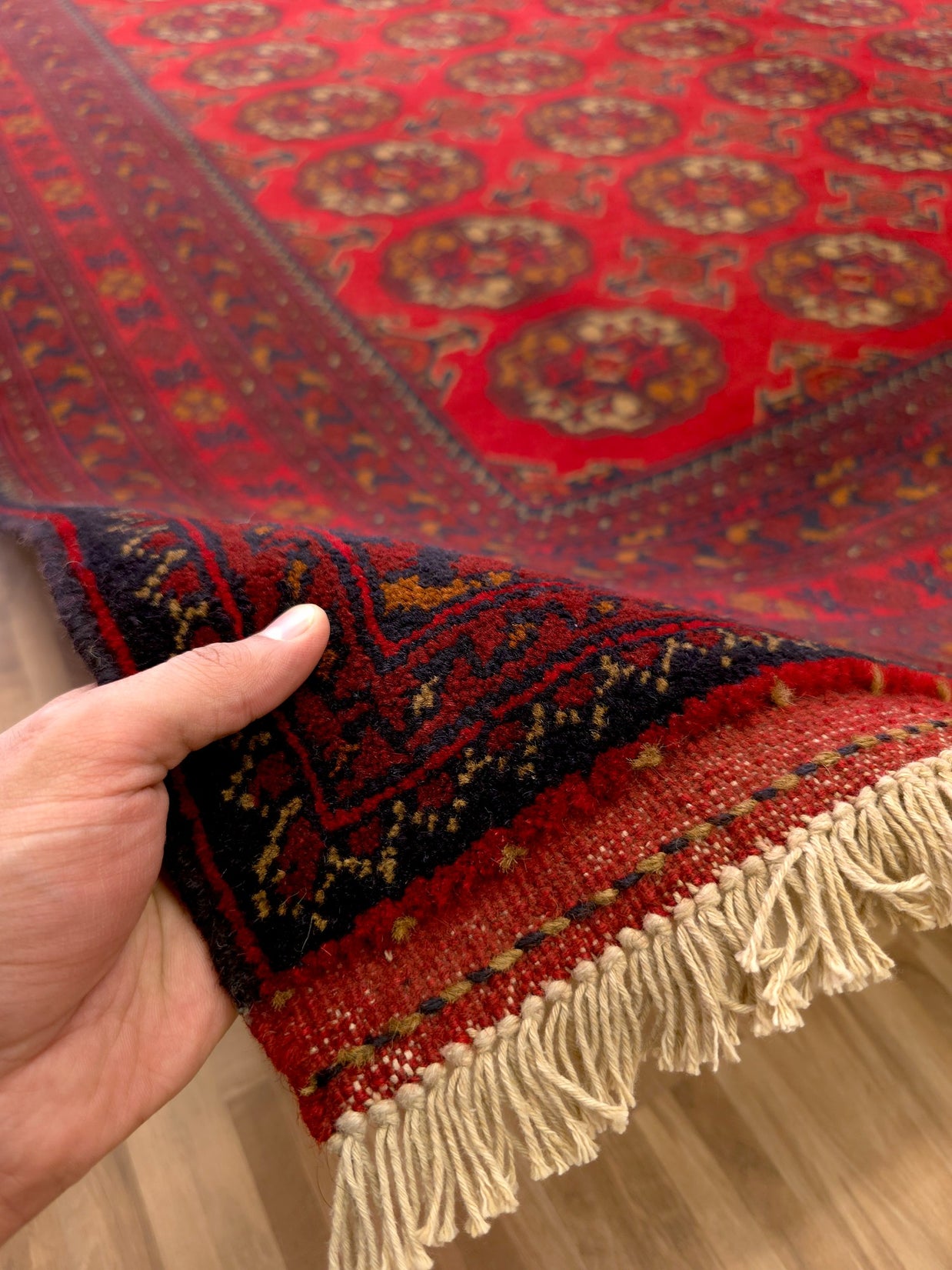KHAN MOHAMMADI - Red - 2.98m x 2.05m