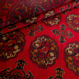 KHAN MOHAMMADI - Red - 2.98m x 2.05m