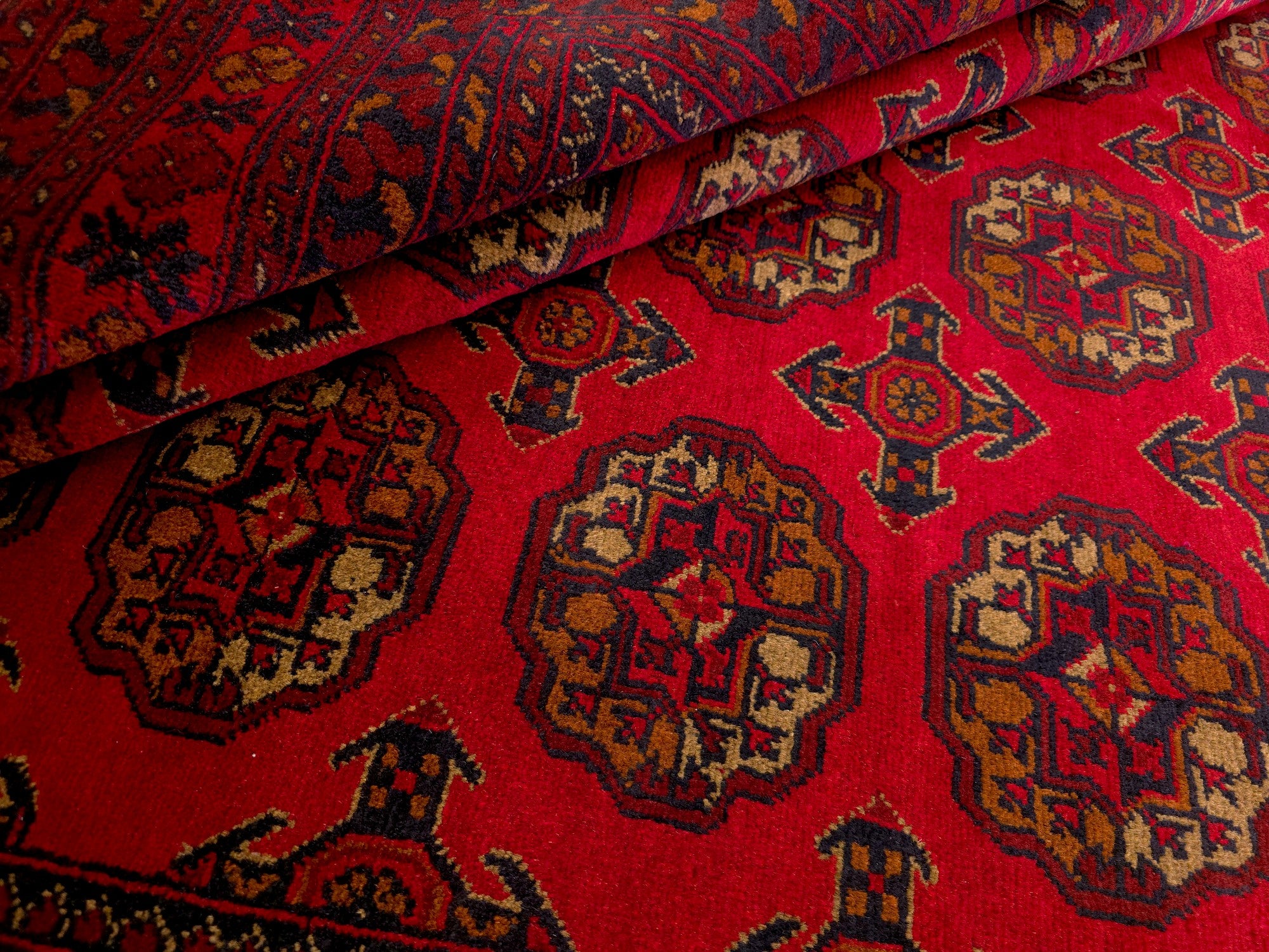 KHAN MOHAMMADI - Red - 2.98m x 2.05m