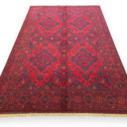 KHAN MOHAMMADI - Red - 2.97m x 1.98m
