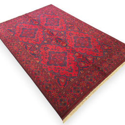 KHAN MOHAMMADI - Red - 2.97m x 1.98m