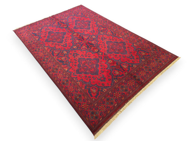 KHAN MOHAMMADI - Red - 2.97m x 1.98m