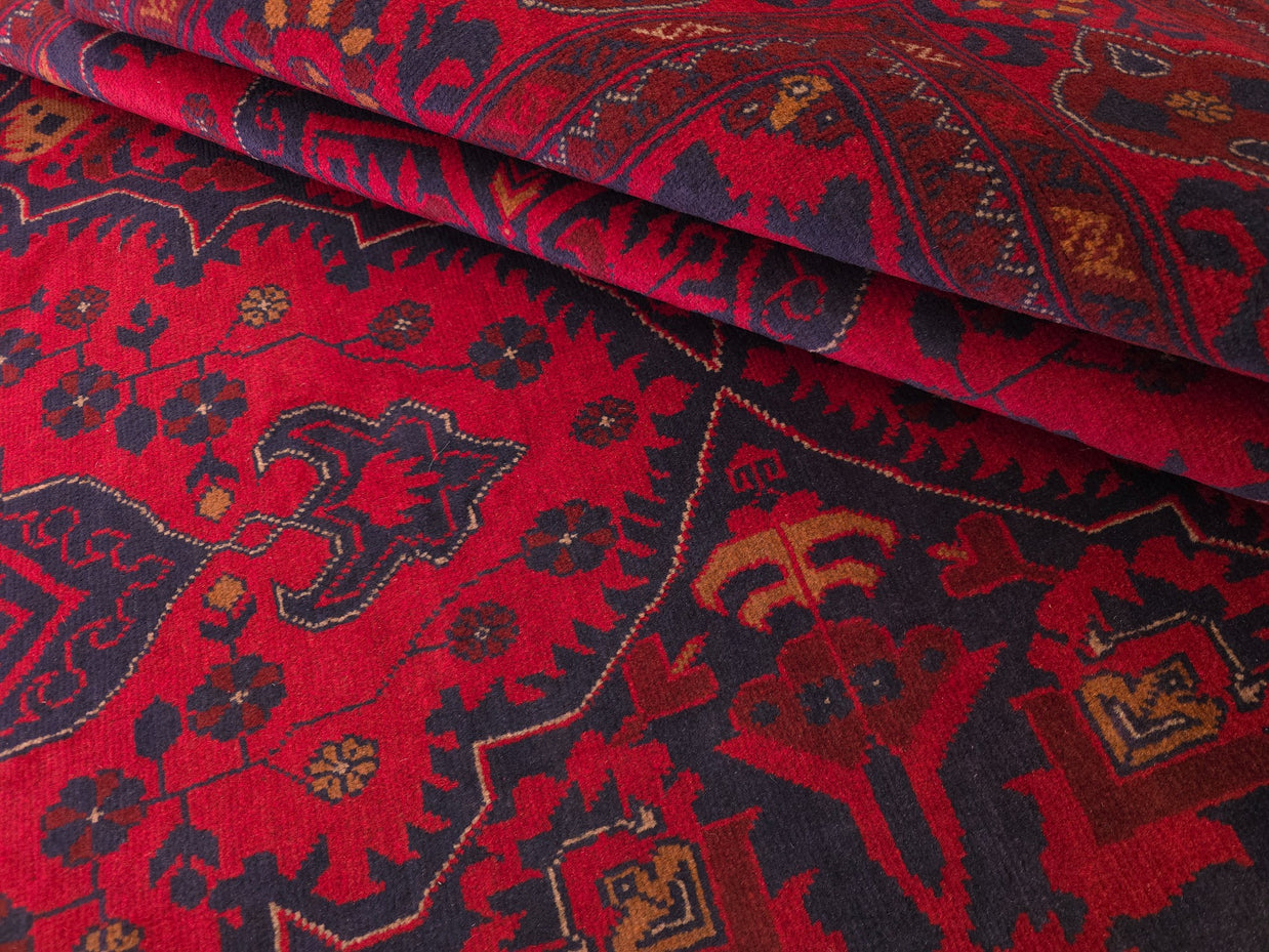 KHAN MOHAMMADI - Red - 2.97m x 1.98m