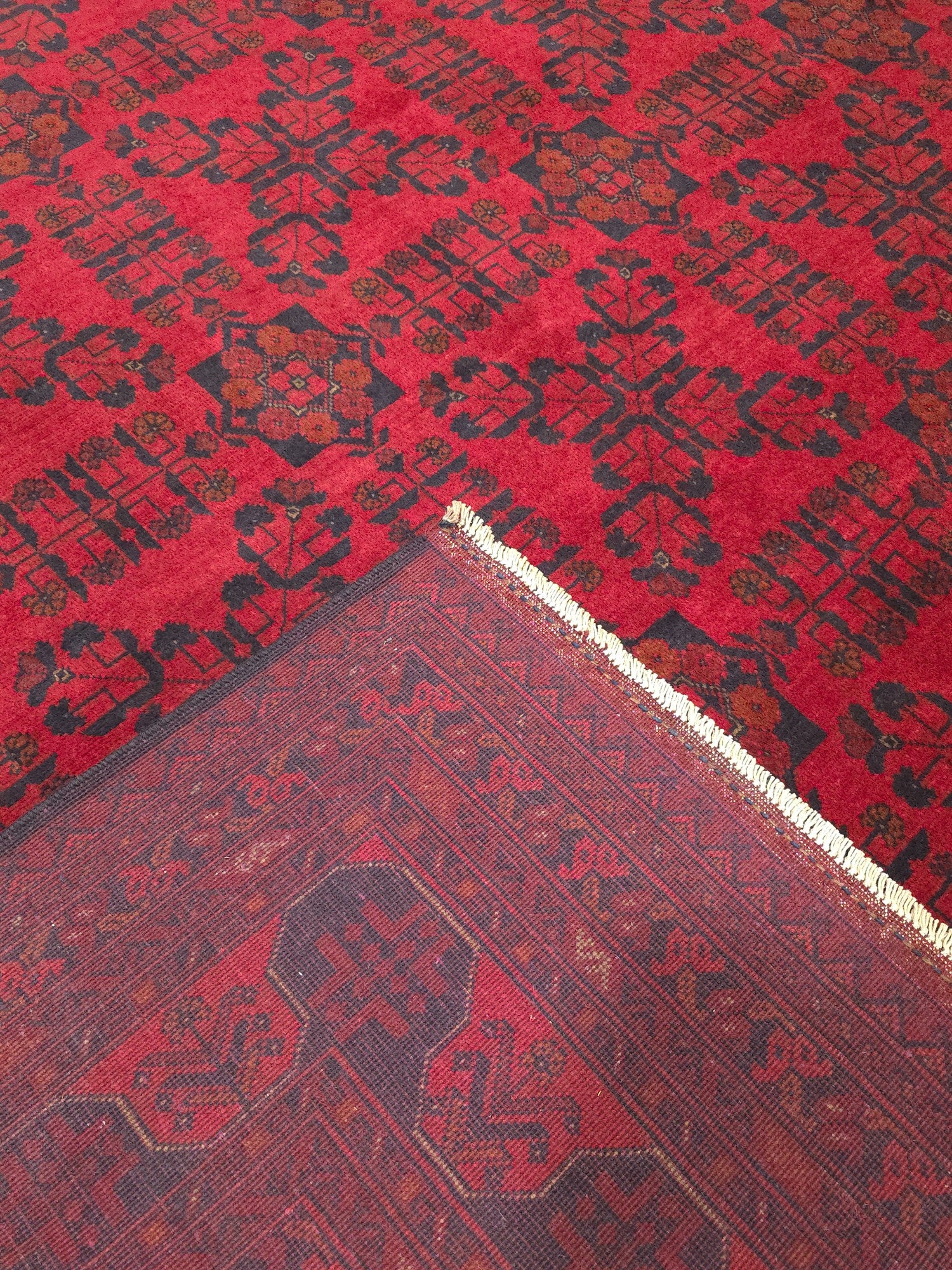 Hand knotted - Afghan Tribal - Rug | 3.46m x 2.53m