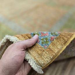 EXCLUSIVE MAMLOUK RUG - Green Brown - 3.88m x 3.00m