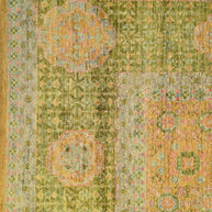 EXCLUSIVE MAMLOUK RUG - Green Brown - 3.88m x 3.00m