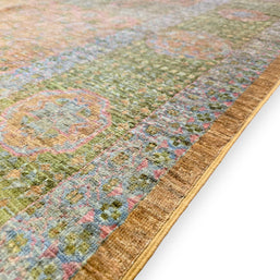 EXCLUSIVE MAMLOUK RUG - Green Brown - 3.88m x 3.00m