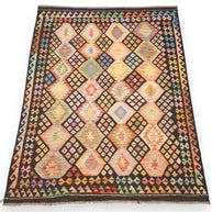 WAZIRI KILIM RUG - 1.99m X 1.52m