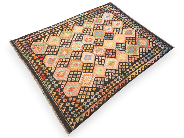 WAZIRI KILIM RUG - 1.99m X 1.52m