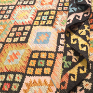 WAZIRI KILIM RUG - 1.99m X 1.52m