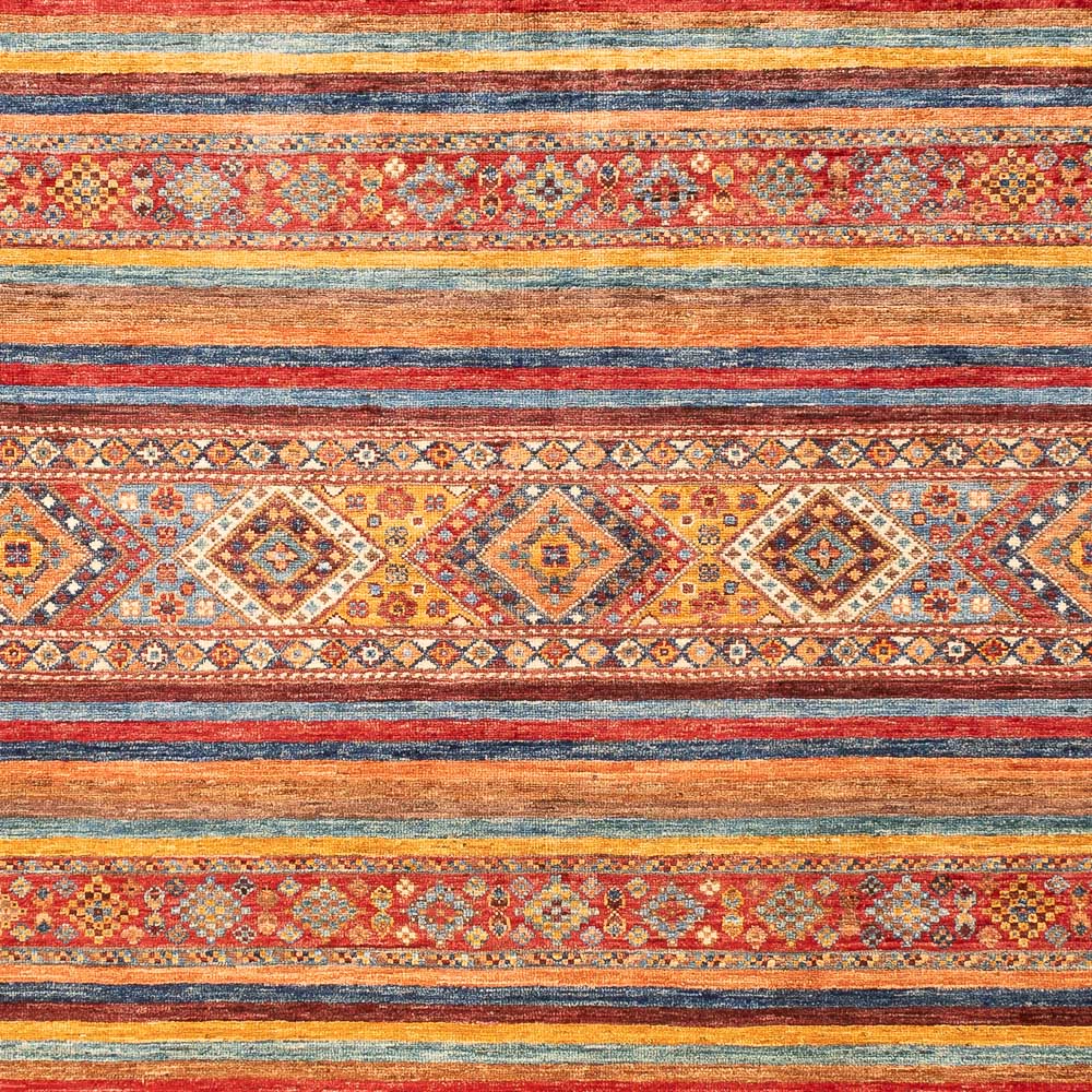 AFGHAN KHORJIN RUG - 2.46m x 2.04m