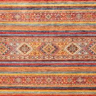 AFGHAN KHORJIN RUG - 2.46m x 2.04m