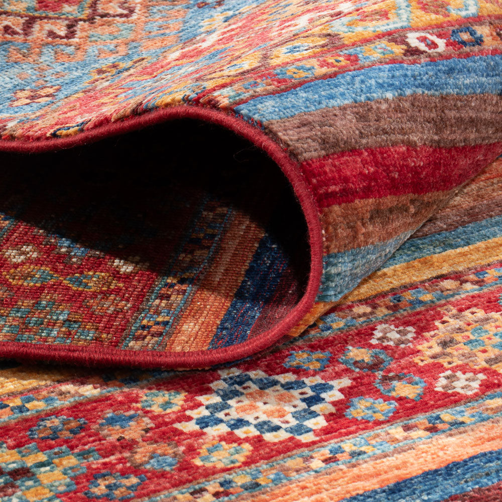 AFGHAN KHORJIN RUG - 2.46m x 2.04m