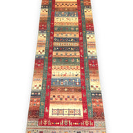 Grey Gabbeh - Runner Rug | 2.47m x 0.76m
