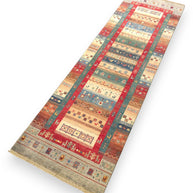Grey Gabbeh - Runner Rug | 2.47m x 0.76m