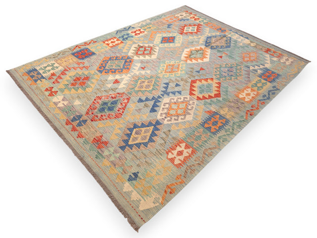 WAZIRI KILIM RUG - 2.34m X 1.80m
