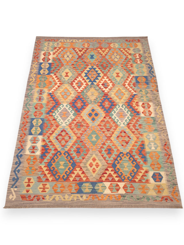WAZIRI KILIM RUG - 2.43m X 1.75m