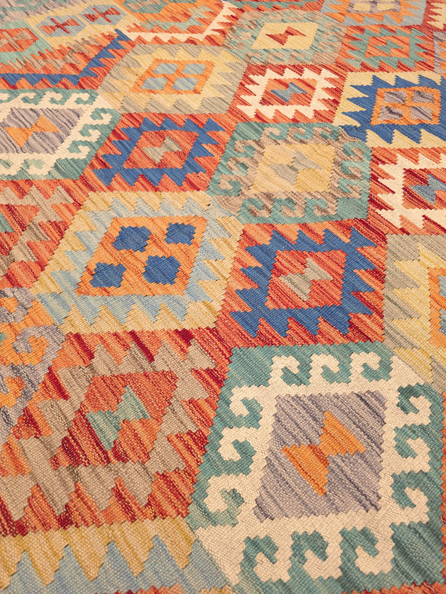 WAZIRI KILIM RUG - 2.43m X 1.75m